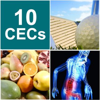 10 CEC Package 9 Golf Anatomy, Sports Nutrition & Spine/Knee/Hip