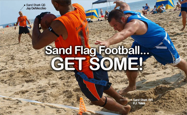 Sand Flag Football Brings a Thrilling Twist to the Game This Summer at Virginia Beach