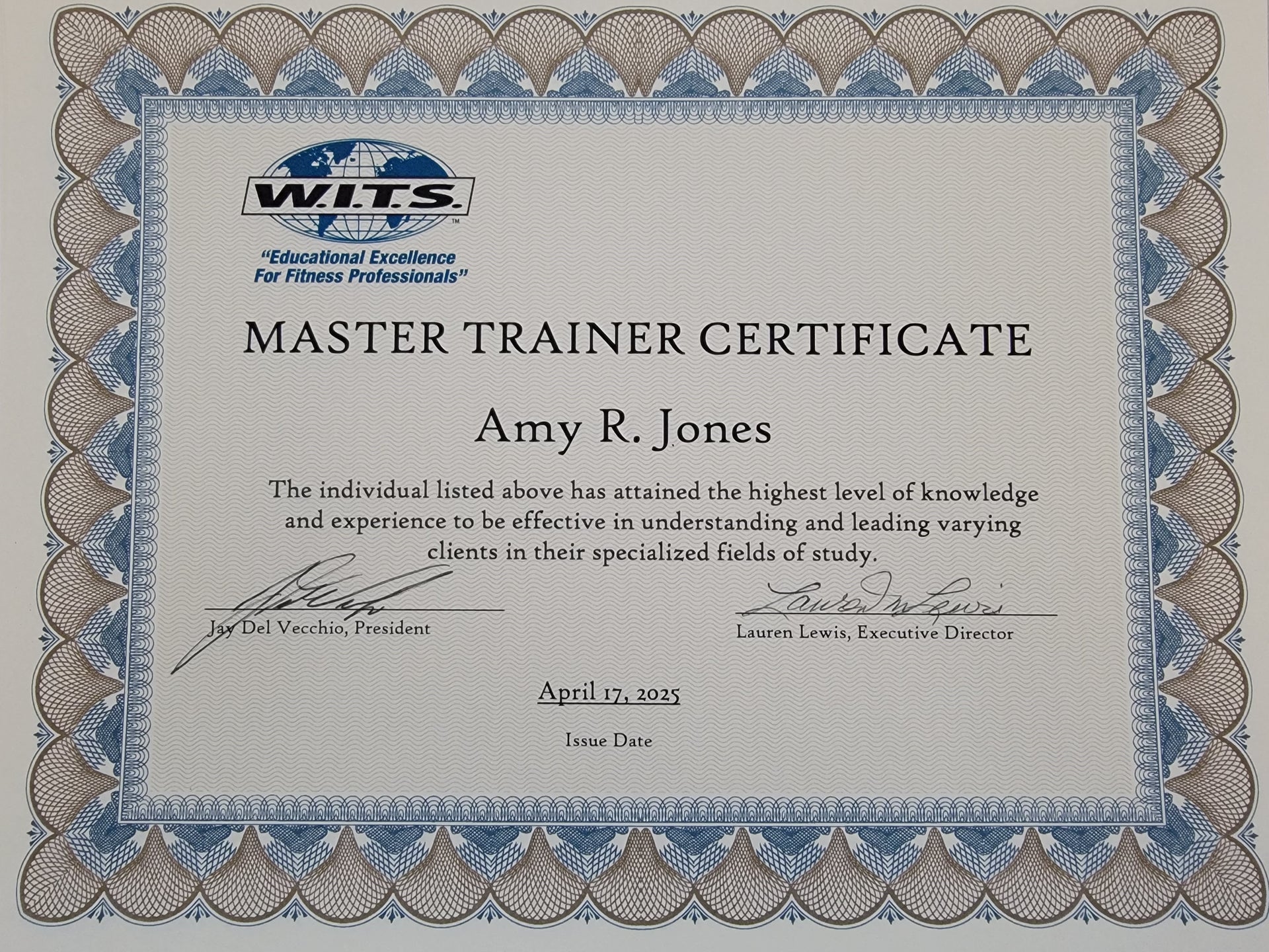 Trainer Certificate Online Personal Trainer Academy Sample